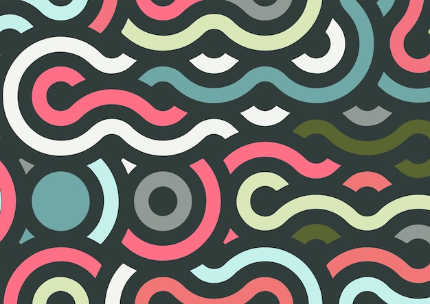 Abstract retro pattern design background