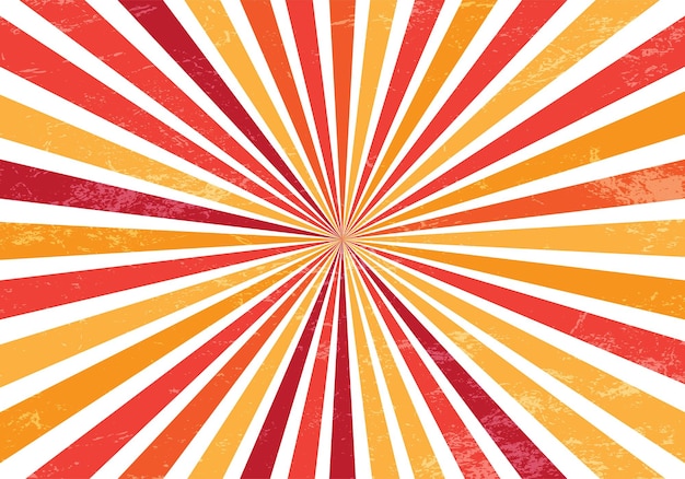 Abstract retro pattern starburst background