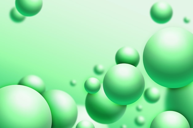 Free Vector abstract spheres background