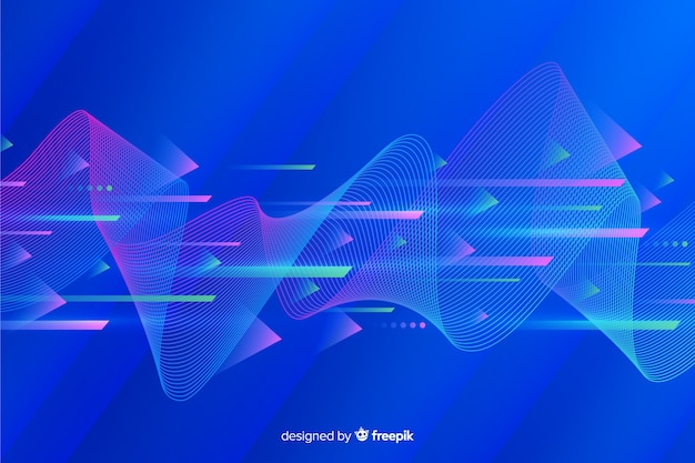 Free Vector abstract sport background flat design