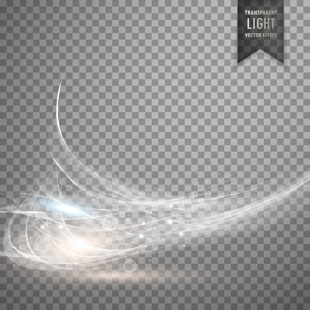 Free Vector abstract white transparent light effect