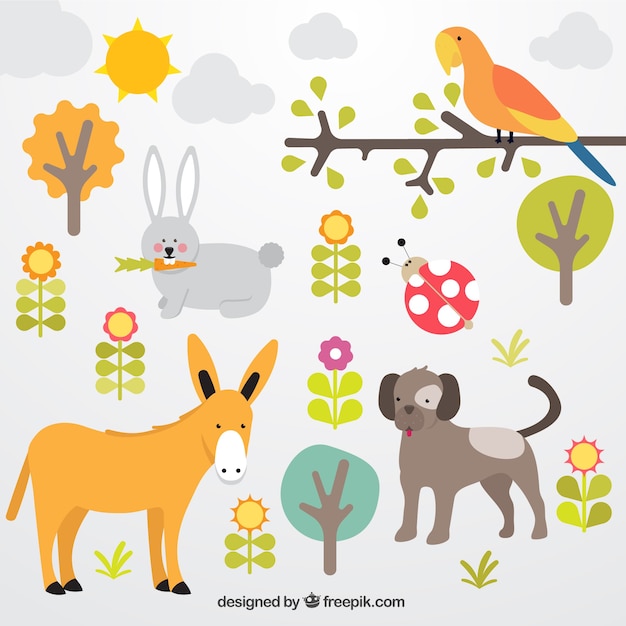 Free Vector animals collection