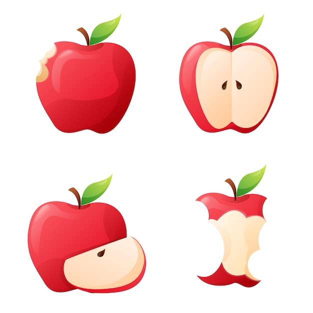 Free Vector apple colorful vector design