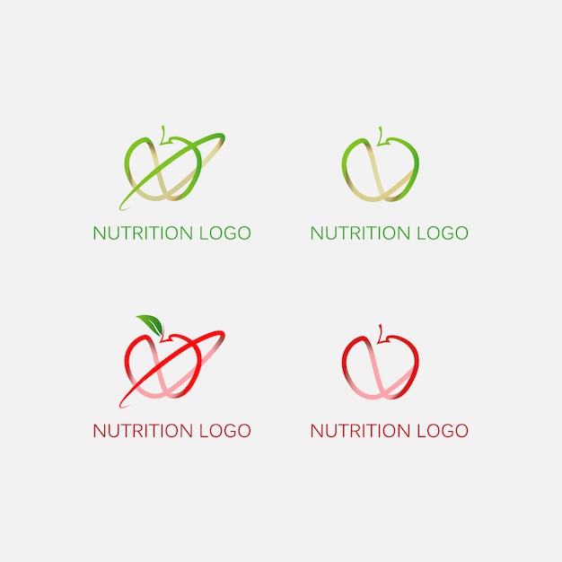 Free vector apple logo collection