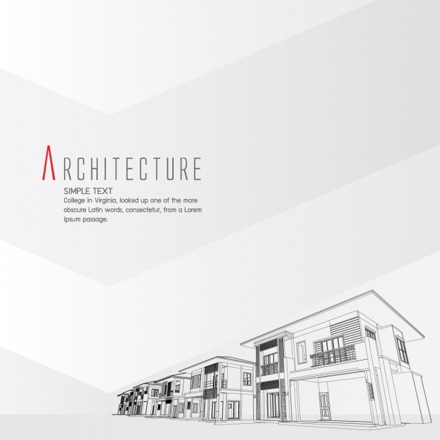 Free vector architecture background design