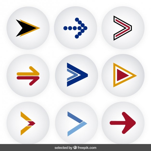 Free Vector arrows collection