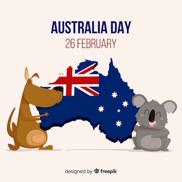 Free Vector australia day