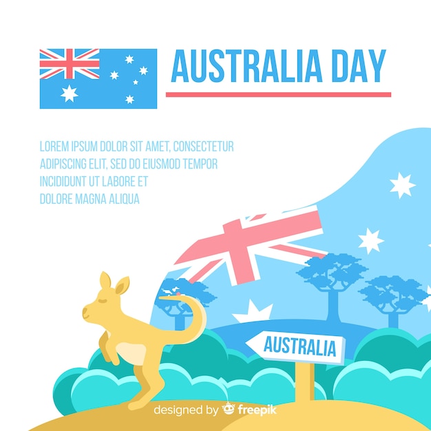 Free Vector australia day