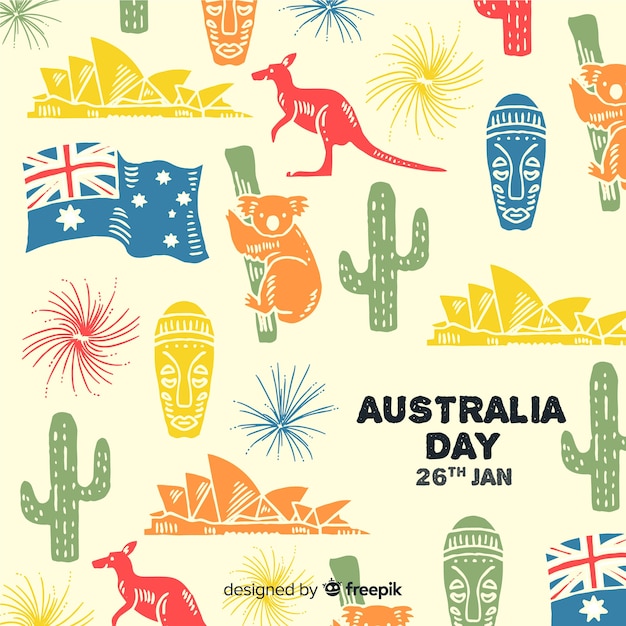 Free Vector australia day