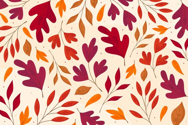 Autumn leaves background