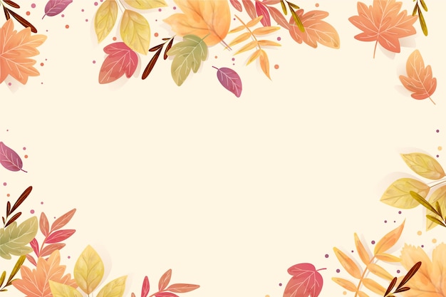 Autumn leaves background