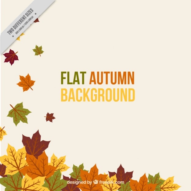 Free Vector autumn leaves falling, background