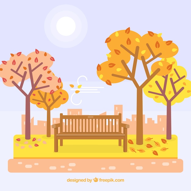 Free vector autumn pattern background