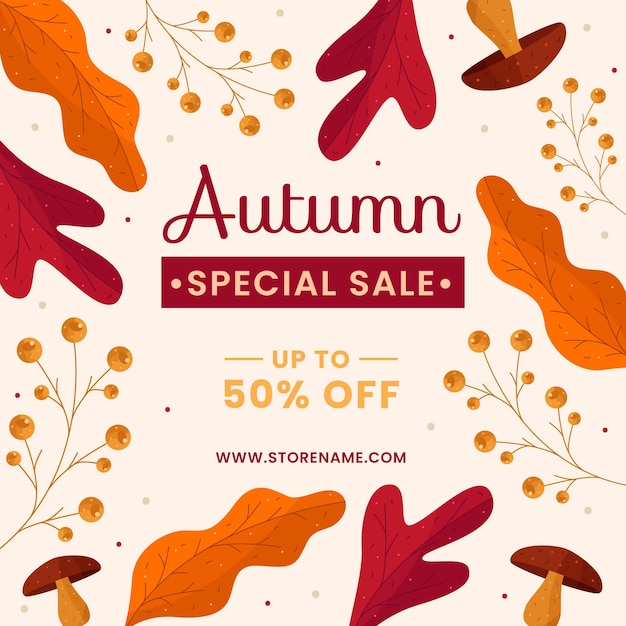 Autumn sale design