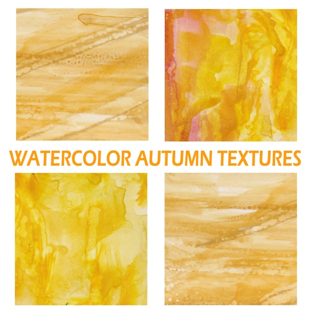 Free Vector autumn watercolor background