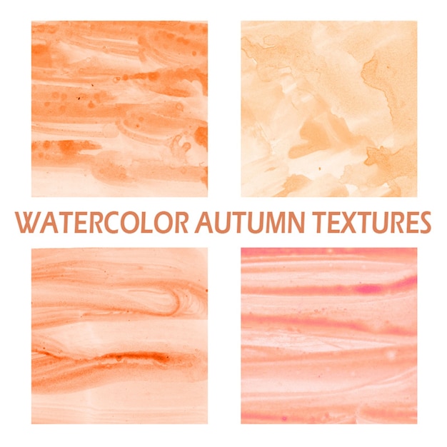 Free Vector autumn watercolor background