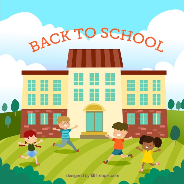 Free vector back to school background