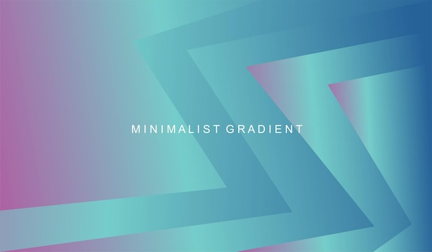 Free vector background with the text minimalist gradient