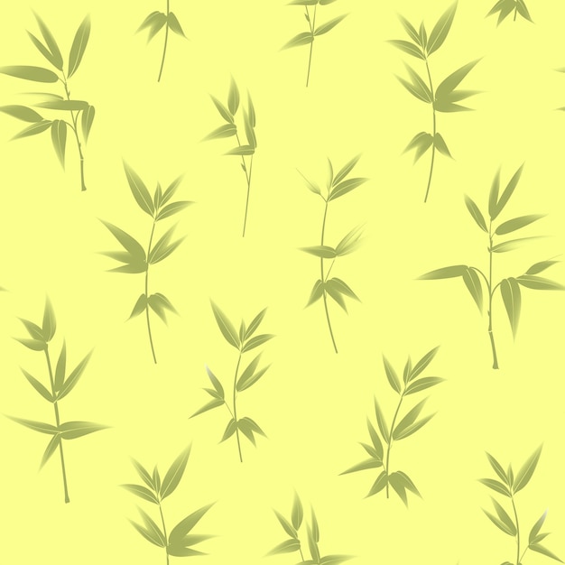 Free Vector bamboo seamless pattern.