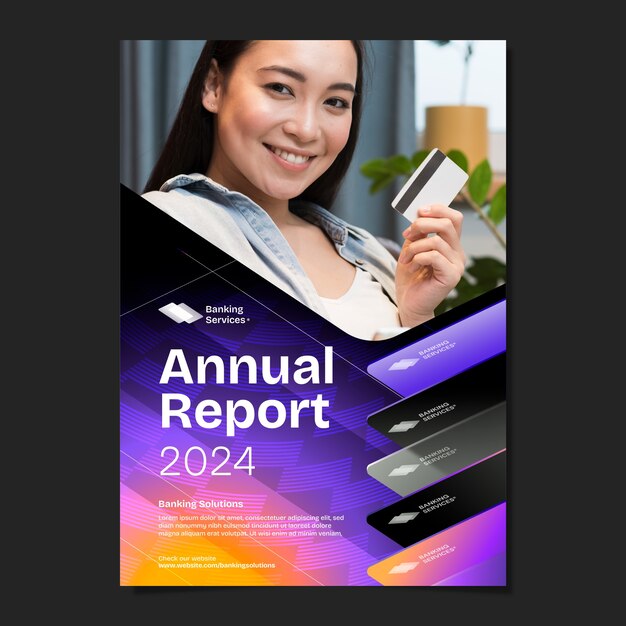 Banking business annual report template