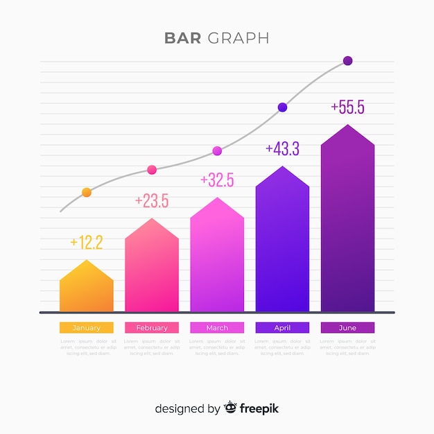 Free Vector bar graph