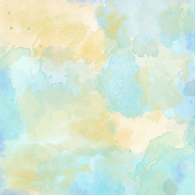 Free Vector beautiful hand painted watercolor background