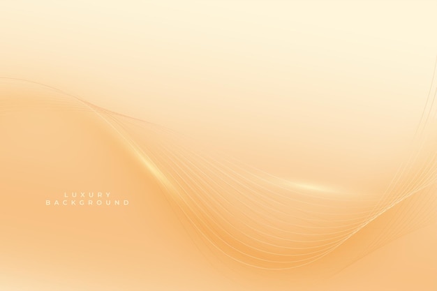 Free Vector beautiful and luxurious wavy smooth lines design