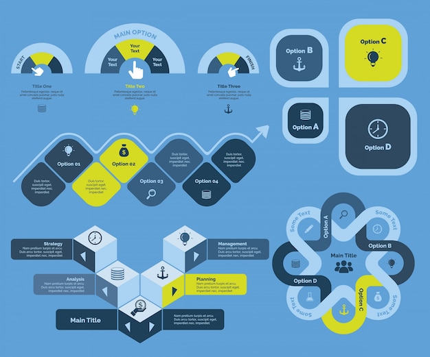 Free Vector best options chart