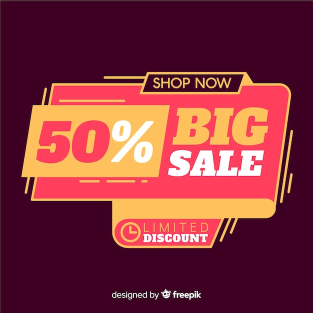 Free Vector big sale banner