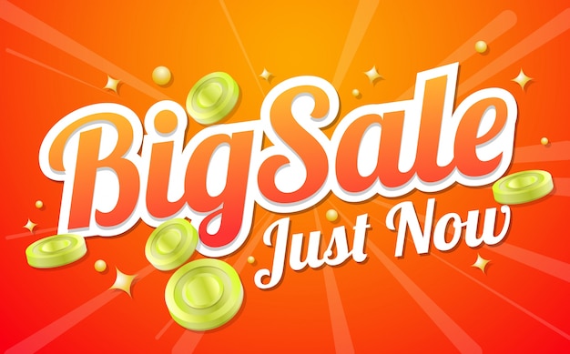 Free Vector big sale template banner vector background