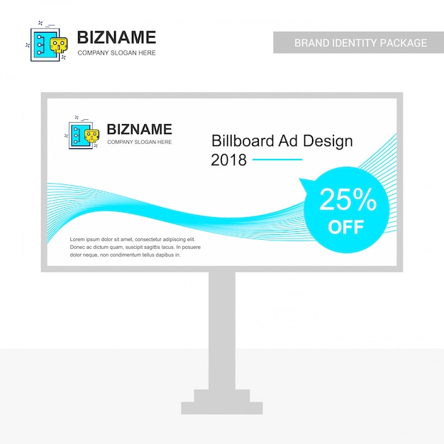 Free Vector billboard design