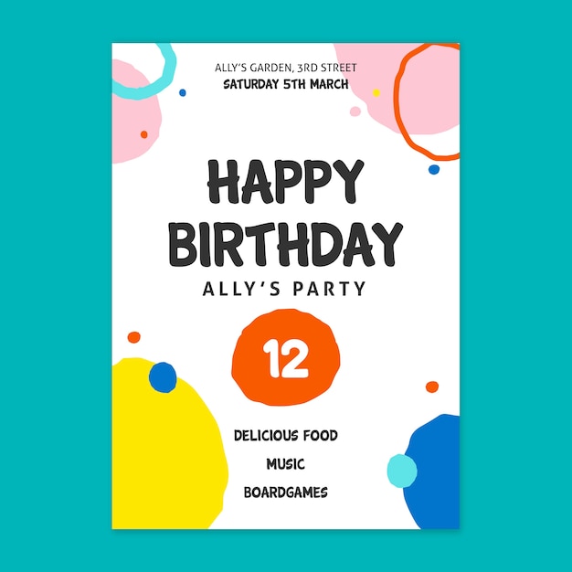 Birthday card concept