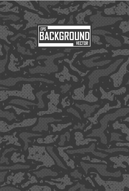 Free Vector black camouflage background