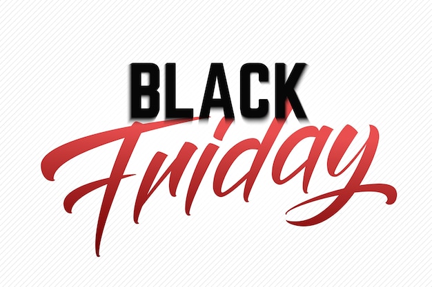 Black Friday Sale lettering