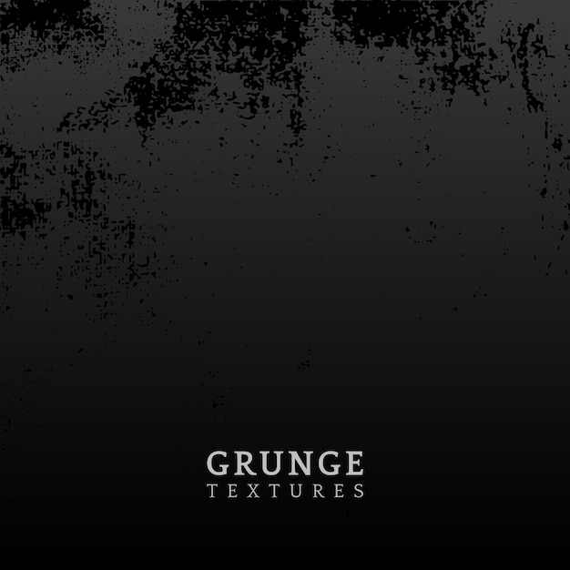 Free vector black grunge distressed texture vector