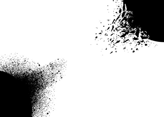 Black and white explosion background