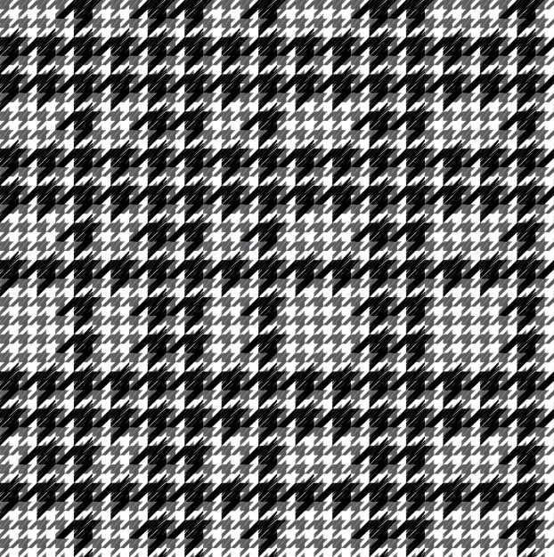 Free vector black and white houndstooth pattern