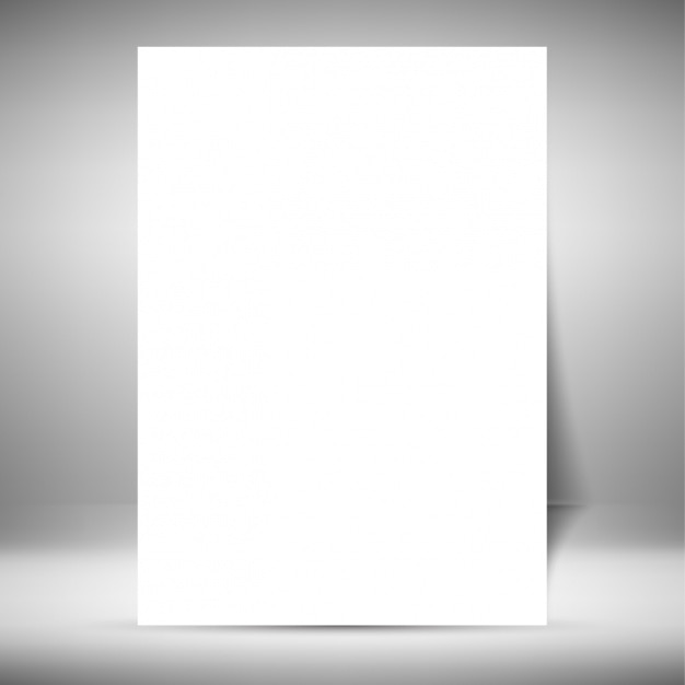 Free Vector blank brochure template