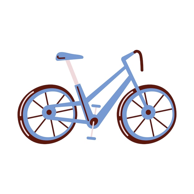Free vector blue bicycle race