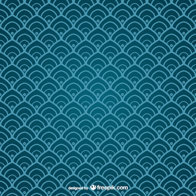 Free vector blue chinese pattern