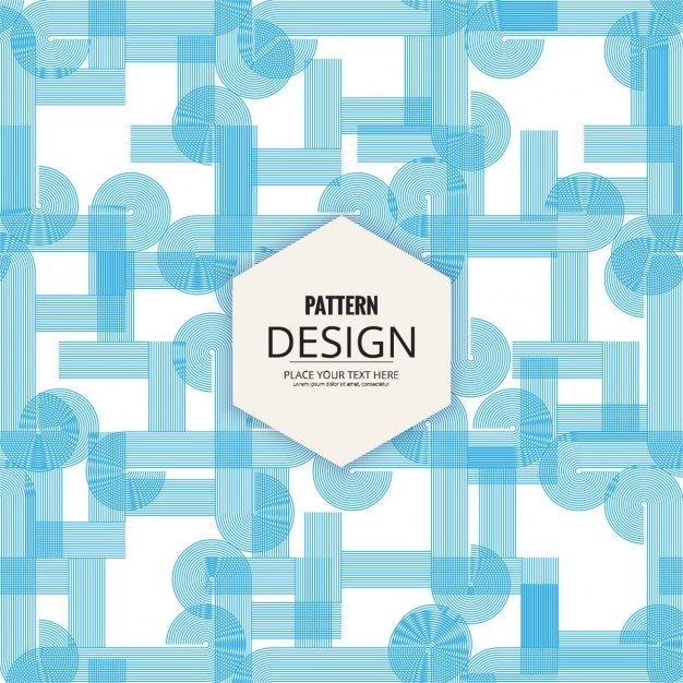 Free Vector blue geometric background with lines