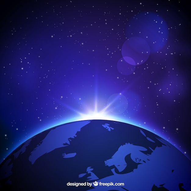 Free Vector blue space