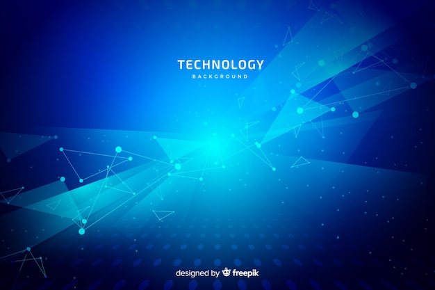 Free Vector blue technology background