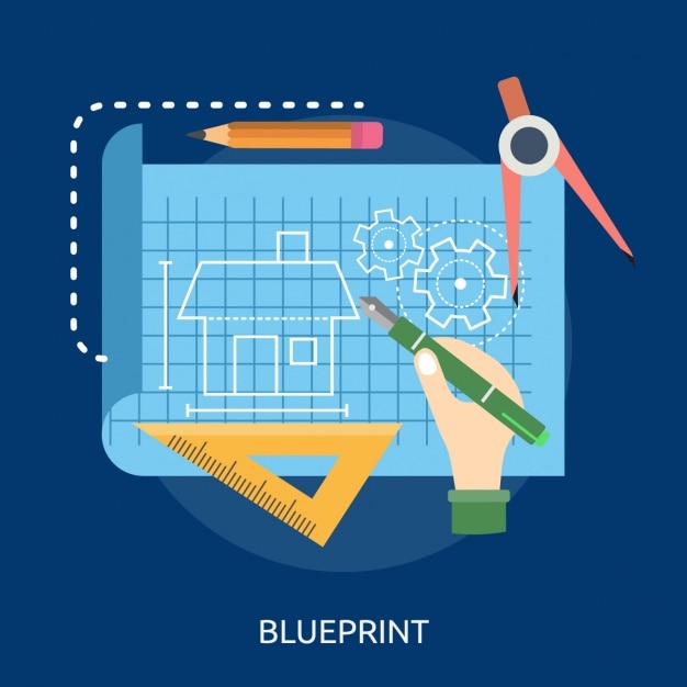 Blueprint background design