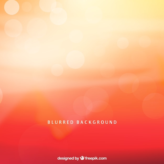 Free vector blurred background with bright color