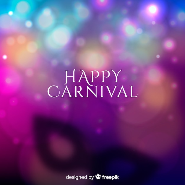 Free Vector blurred carnival background