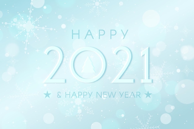 Blurred new year 2021 background