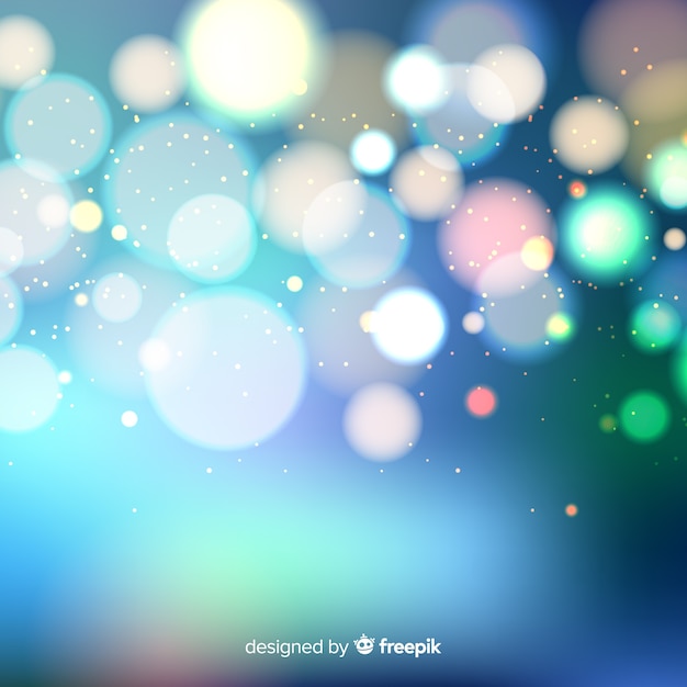 Free Vector blurred winter background