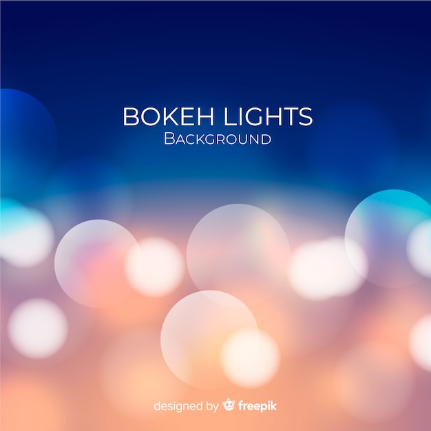 Free Vector bokeh lights background