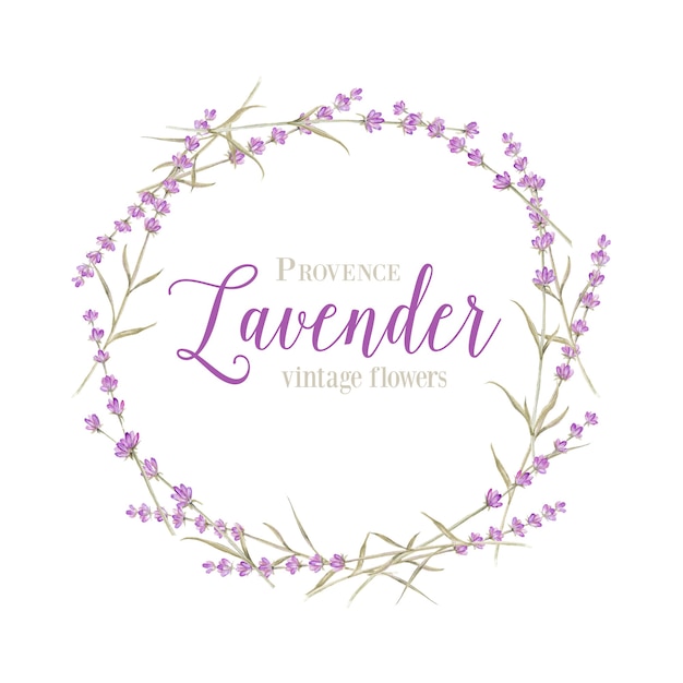 Free Vector bouquet lavender